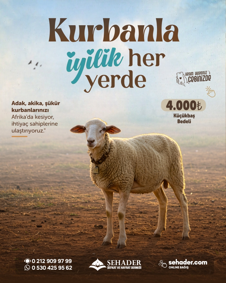 Adak · Akika · Şükür Küçükbaş Kurban Bağışları