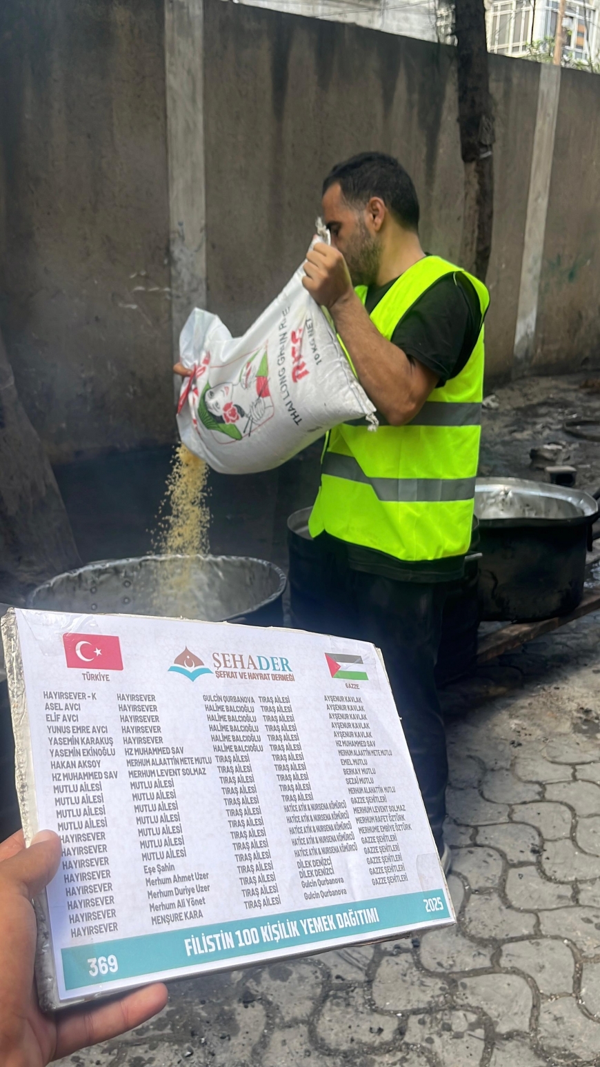 Gazze’de 369. Yemek Organizasyonu | Desteklerinizle Umut Olduk