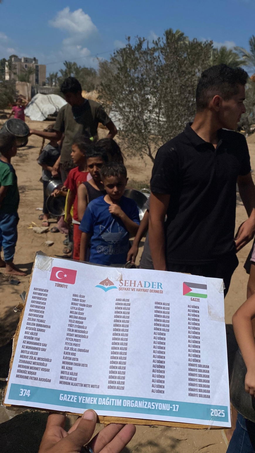 Gazze İçin Bir Tabak Sevgi