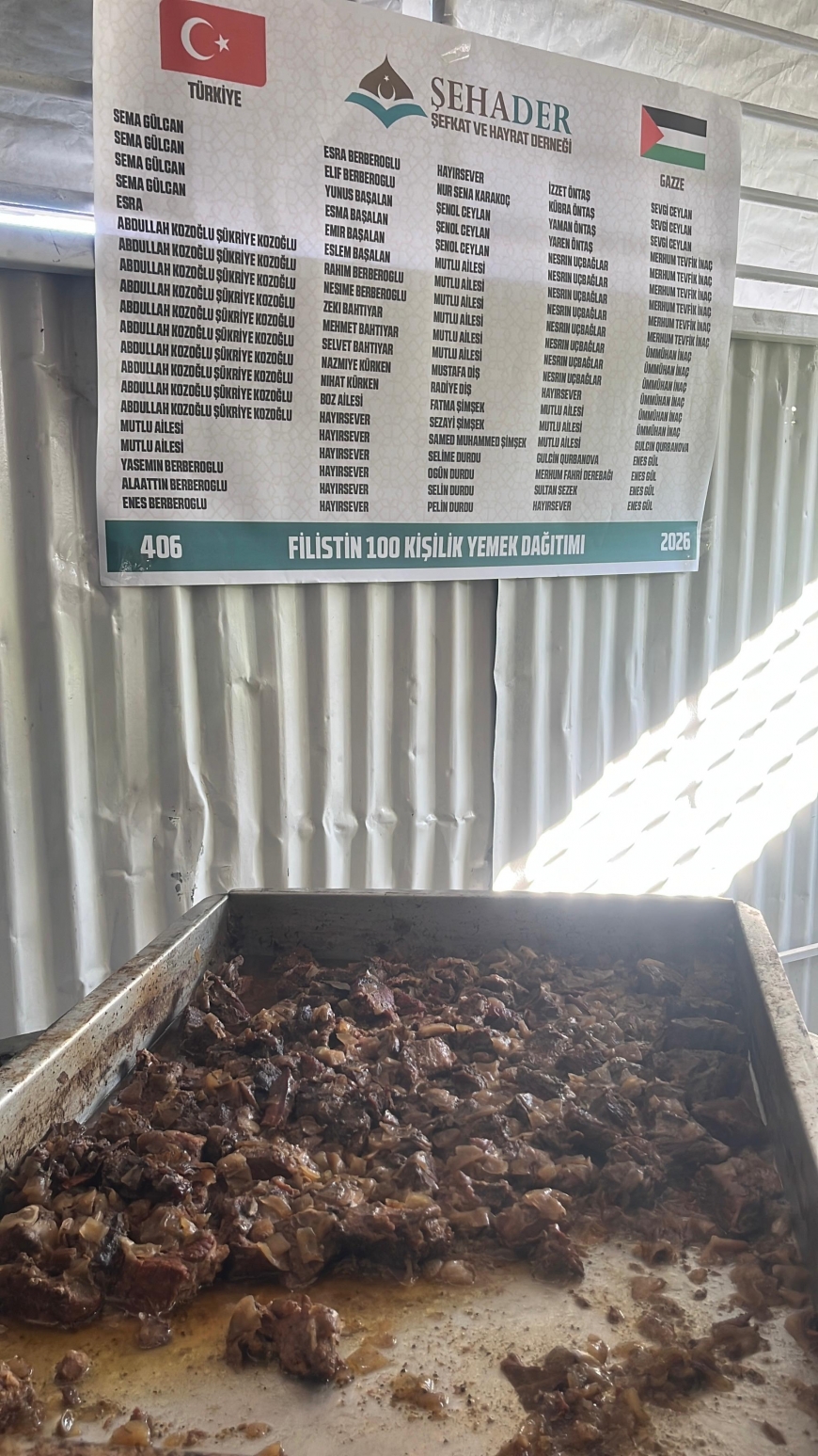 SİZ DE BU HAYRA ORTAK OLUN — GAZZE'DE İFTAR SOFRALARI KURUYORUZ